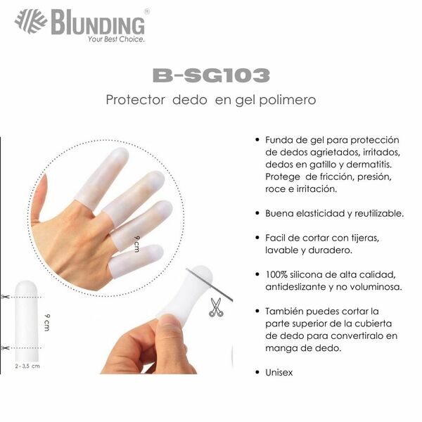 Protector de Dedo en Gel Polímero - Blunding