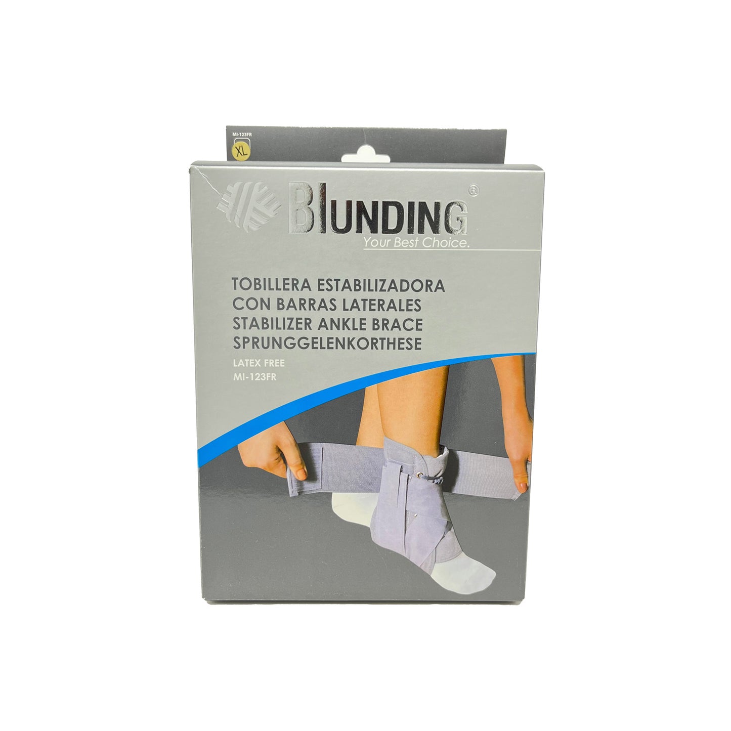 Tobillera Estabilizadora Con Barras Laterales - Blunding