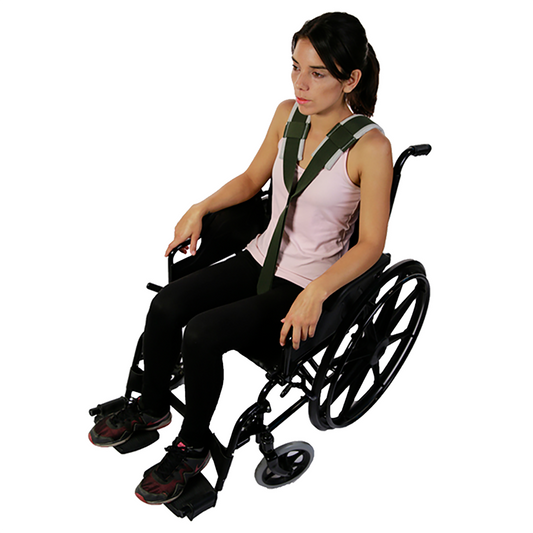 Sujetador De Paciente Para Silla De Rueda - Blunding