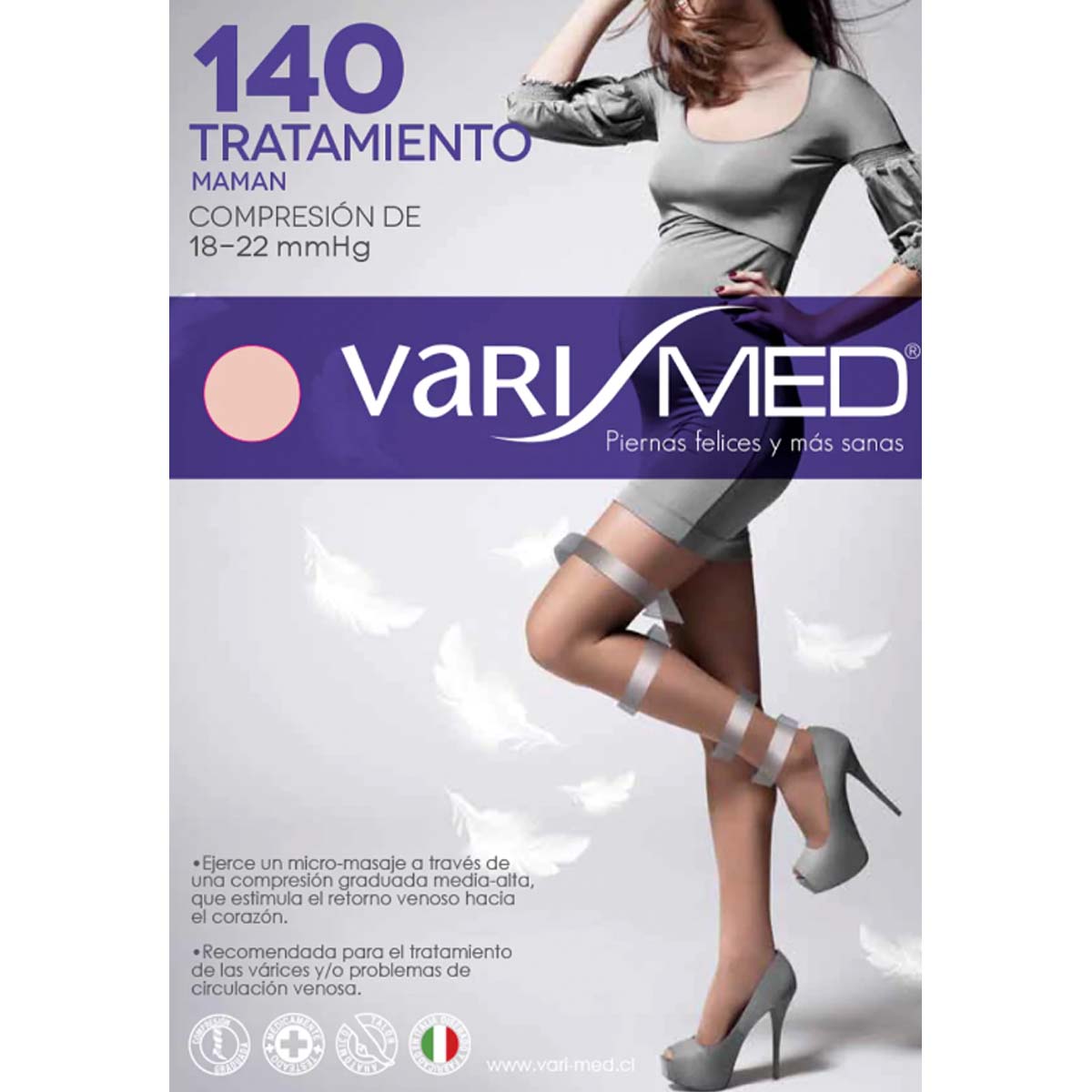 Panty para embarazo compresion 140 denier