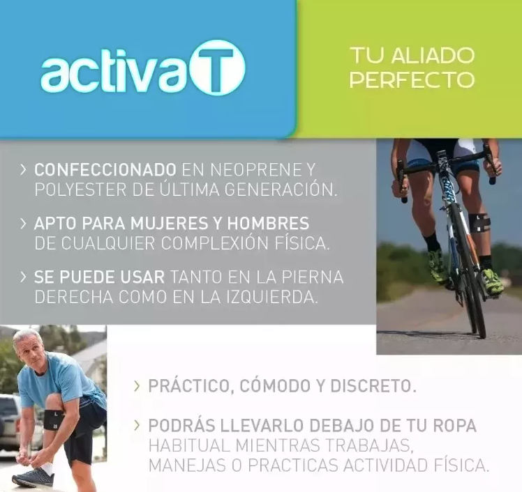 Rodillera Activa-t Alivia Lumbalgia Y Dolor De Rodilla
