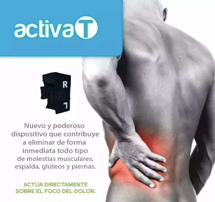 Rodillera Activa-t Alivia Lumbalgia Y Dolor De Rodilla