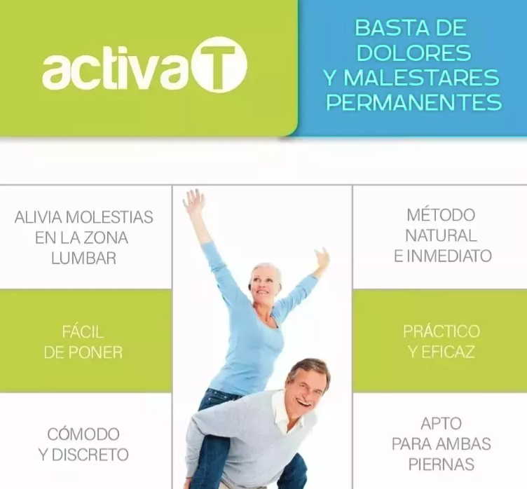 Rodillera Activa-t Alivia Lumbalgia Y Dolor De Rodilla