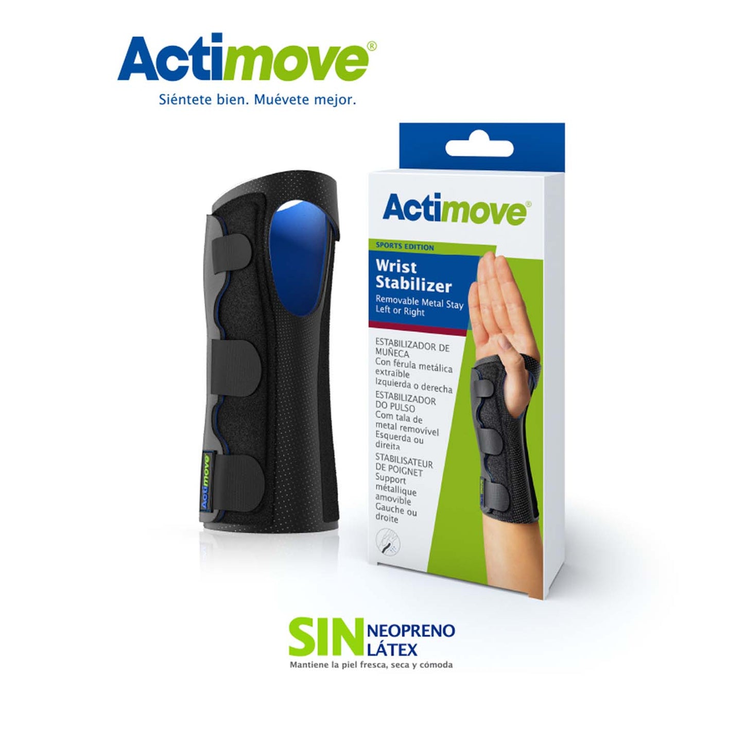 Muñequera Ortopédica Estabilizadora Con Férula - ACTIMOVE