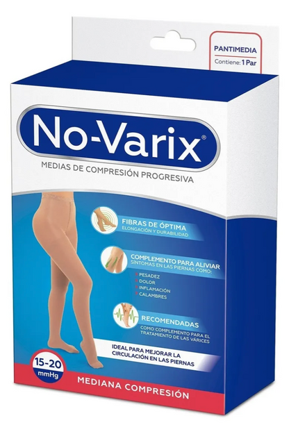 Panty Compresiva No-varix Compresión Media 15/20