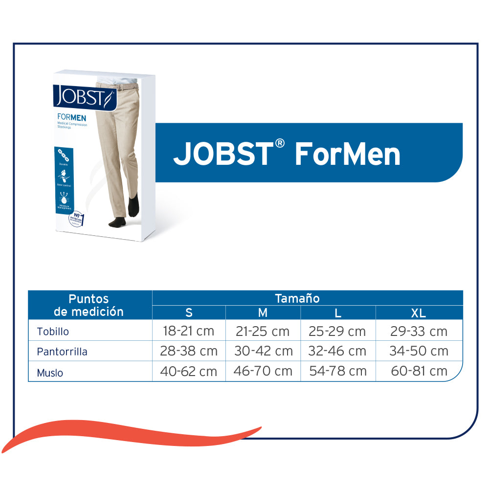 Calcetín Compresión Para Hombre JOBST FOR MEN 15/20