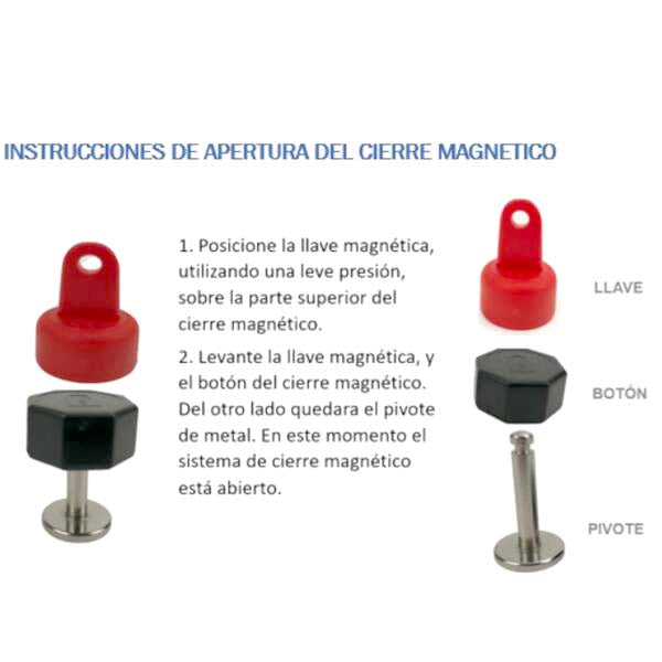 Botones Magnéticos Mas Llave Magnética - Blunding