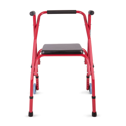 Andador Burrito Plegable Asiento Y 2 Ruedas - Blunding