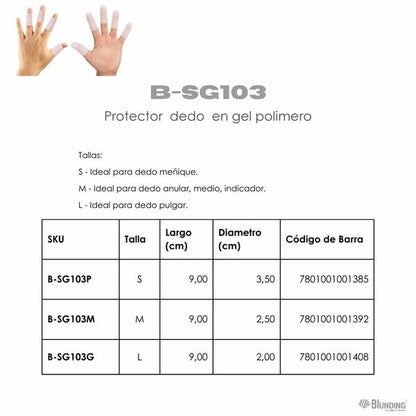Protector de Dedo en Gel Polímero - Blunding