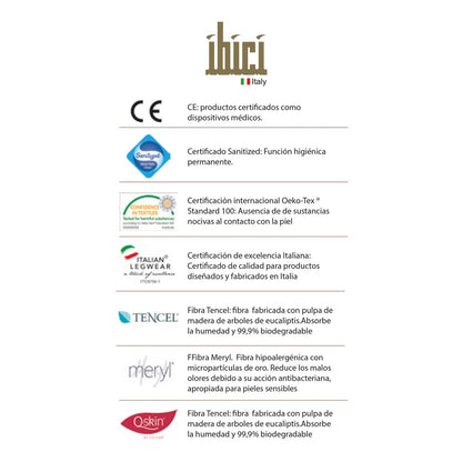Media Hasta El Muslo Prevención/tratamiento 140 Den - Ibici