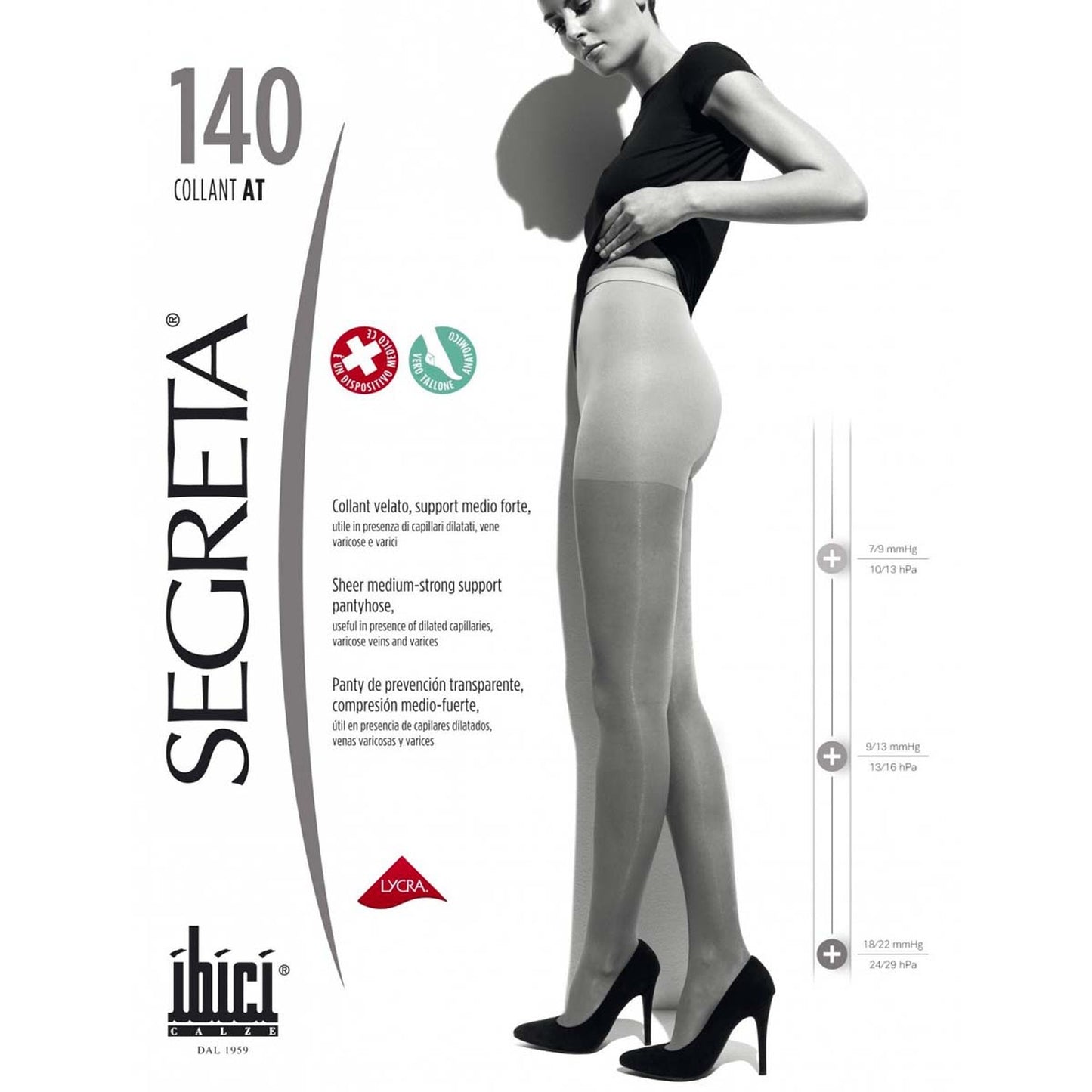 Panty Prevención/tratamiento Varices 140 Denier - Ibici