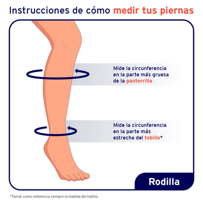 Media Compresiva Hasta La Rodilla JOBST Ultrasheer 20/30