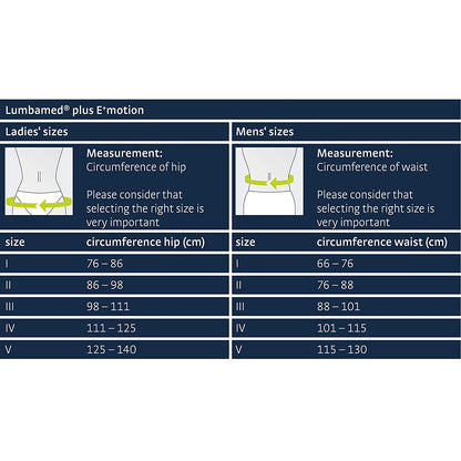 Faja Lumbar e+motion Plus Alemana - Medi