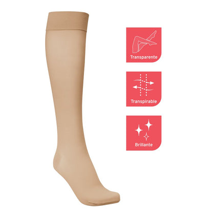 Media Compresiva Hasta La Rodilla JOBST Ultrasheer 20/30