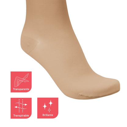 Media Compresiva Hasta La Rodilla JOBST Ultrasheer 20/30