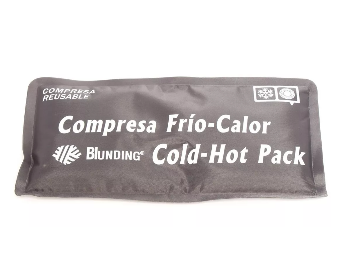 Compresa de frio calor para meter en refrigerador y utilizar en distintas condiciones, analgesia